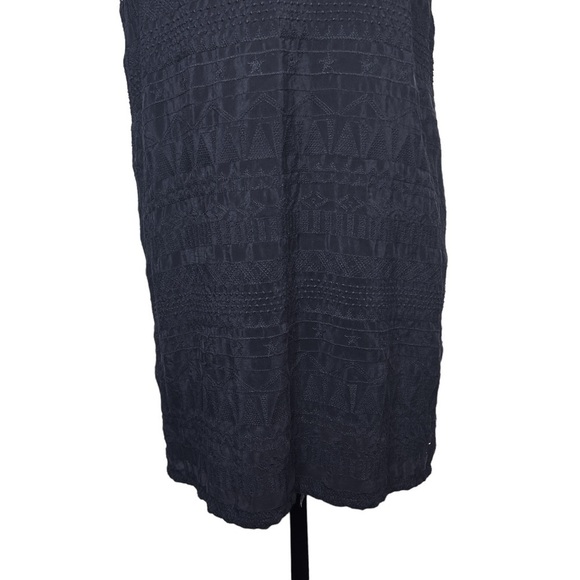 Velvet by Graham and Spencer Black Short Sleeve Mini Dress Cover Up small - Picture 10 of 11